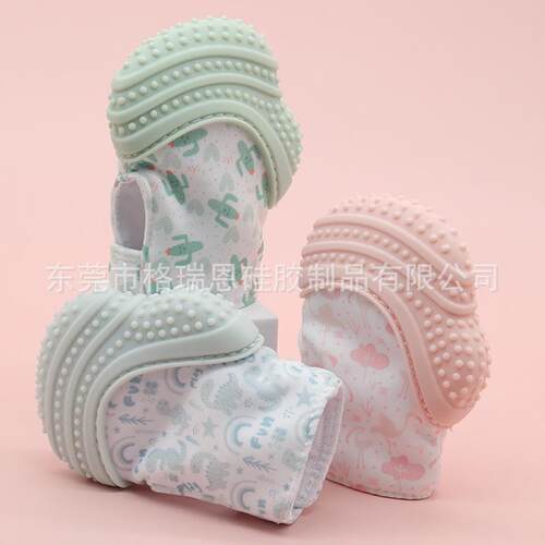婴儿爬行手套春夏季薄款男女小宝宝针织棉户外小孩儿童爬爬专用