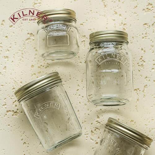 梅森杯kilner食品级水果蜂蜜空瓶子燕麦片收纳防潮储物玻璃密封罐