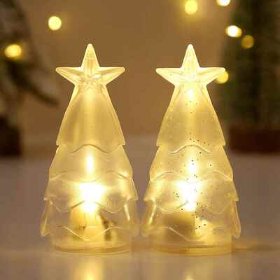 Christmas tree decoration crystal nightlight decoration 夜灯