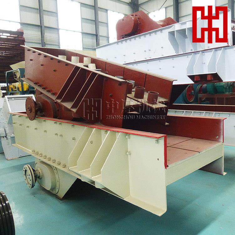 ZSW9638振动给料机震动电机鄂破给料机价格石料线振动喂料机