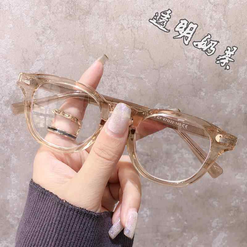 正品余文乐同款黑色眼镜视韩版圆框框近眼男防辐射蓝光成镜品眼睛