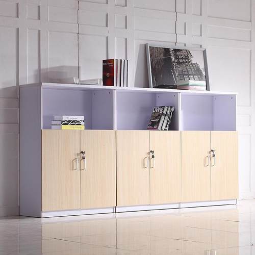 文件柜木质资料柜办公室书柜储物柜收纳柜小型落地柜茶水柜档案柜