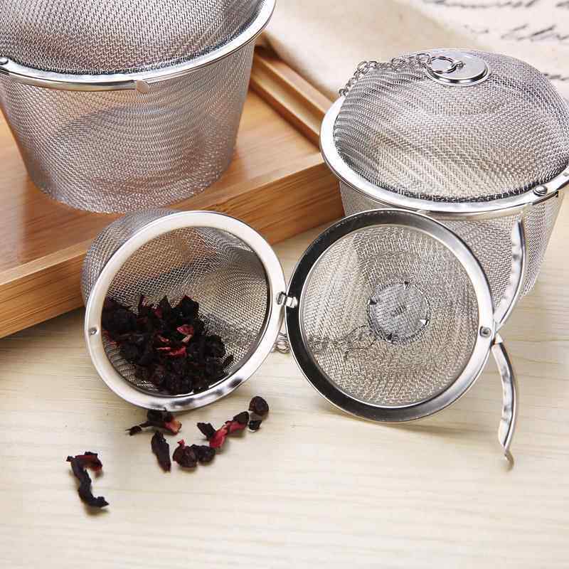日本铁壶煮茶用茶滤网过滤器304不锈钢茶滤球滤茶器泡茶器茶漏网