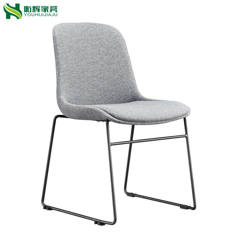 全包软垫接待会议椅休闲洽谈椅四爪办公椅弓形电脑椅培训学生椅