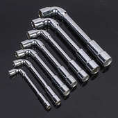 弯头汽修 批发烟袋手动扳手件套厂家7汽修套筒工具机修扳手穿孔