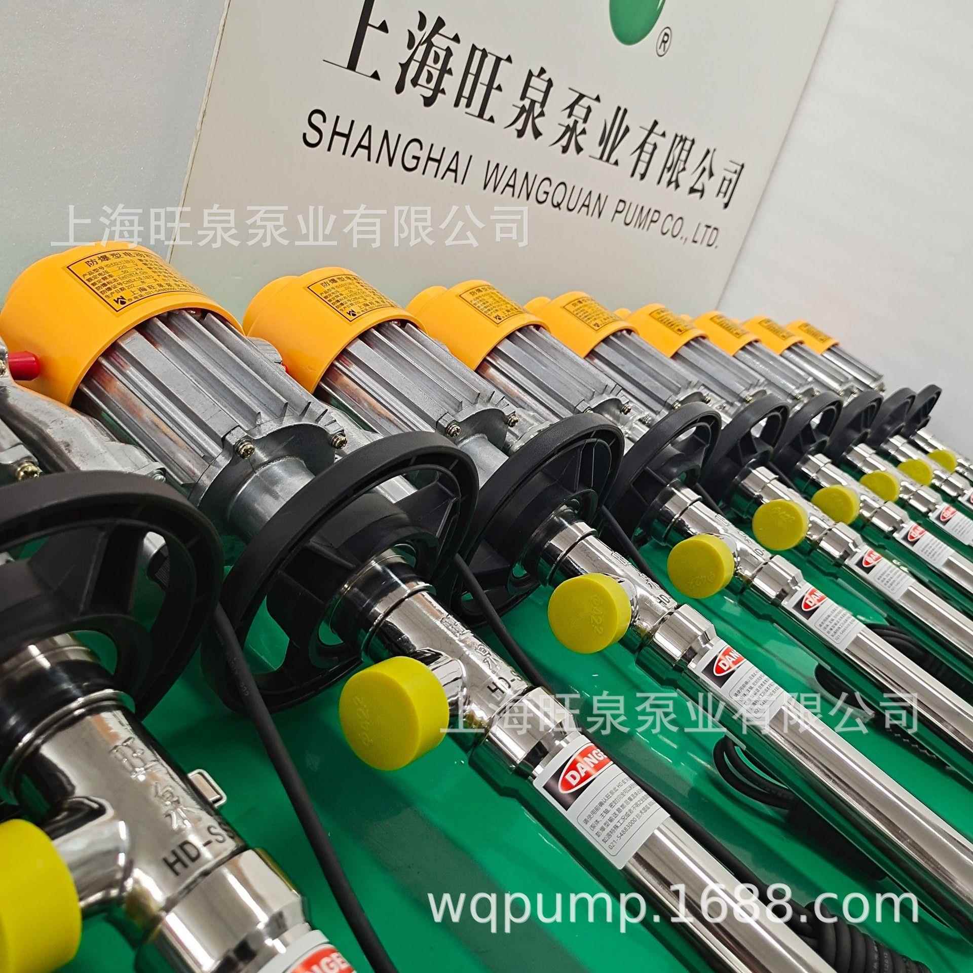 旺泉HD-EX2-V+HD-SS316L-1000不锈钢防爆电动抽液泵、防爆油桶泵