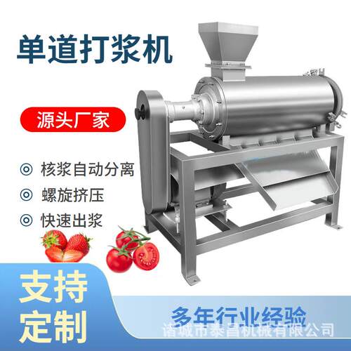 西红柿打浆机树莓打浆破碎机樱桃番茄去皮打浆机大型水果去核打浆