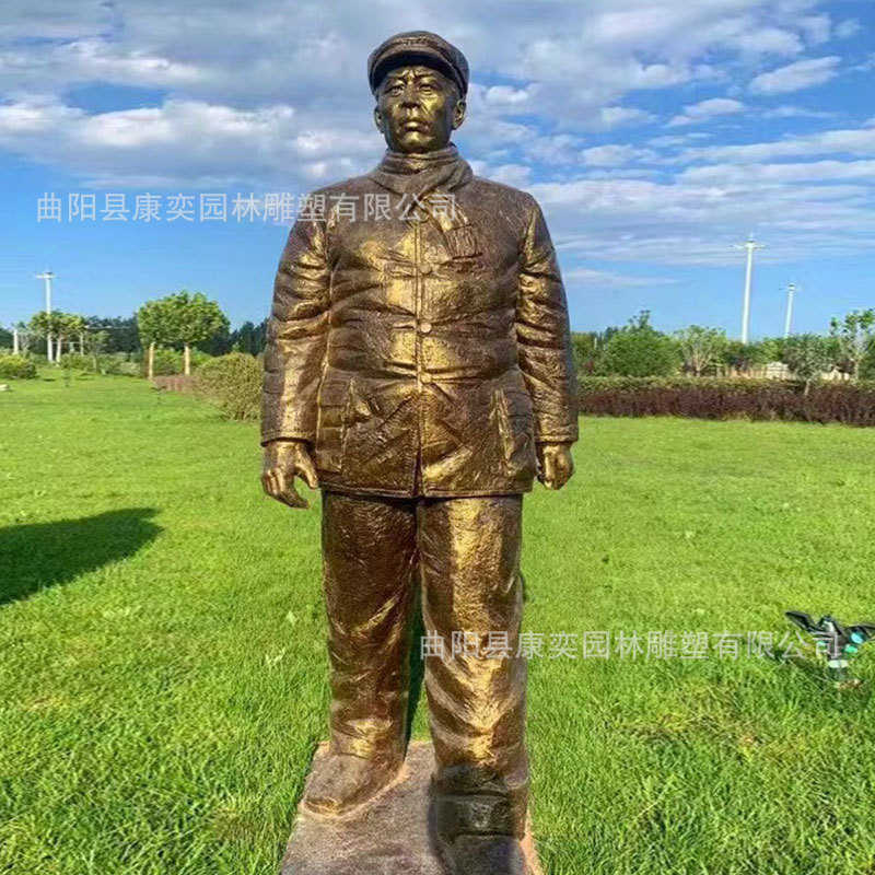 铸铜订做玻璃钢五大像雕像摆件大型书记雕塑户外人物校园文化定制