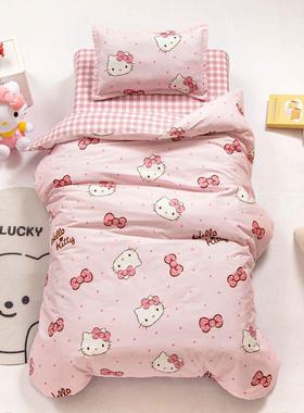 A件类纯棉幼园三被子件套儿儿童午睡棉被褥宝宝入园六YIQ七整套被