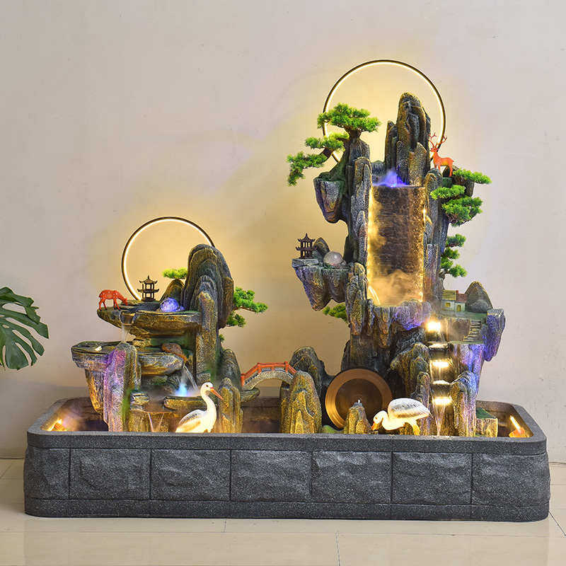 大号假山流水喷泉庭院鱼池客厅鱼缸阳台景观生财循环水景落地摆件,家居饰品,流水摆件,淘宝优惠券,粉丝福利购,淘宝优惠卷