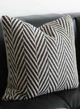 高档Manyue rHom Mod含en Wabi-Sabi休闲沙发枕垫腰枕办公室腰枕