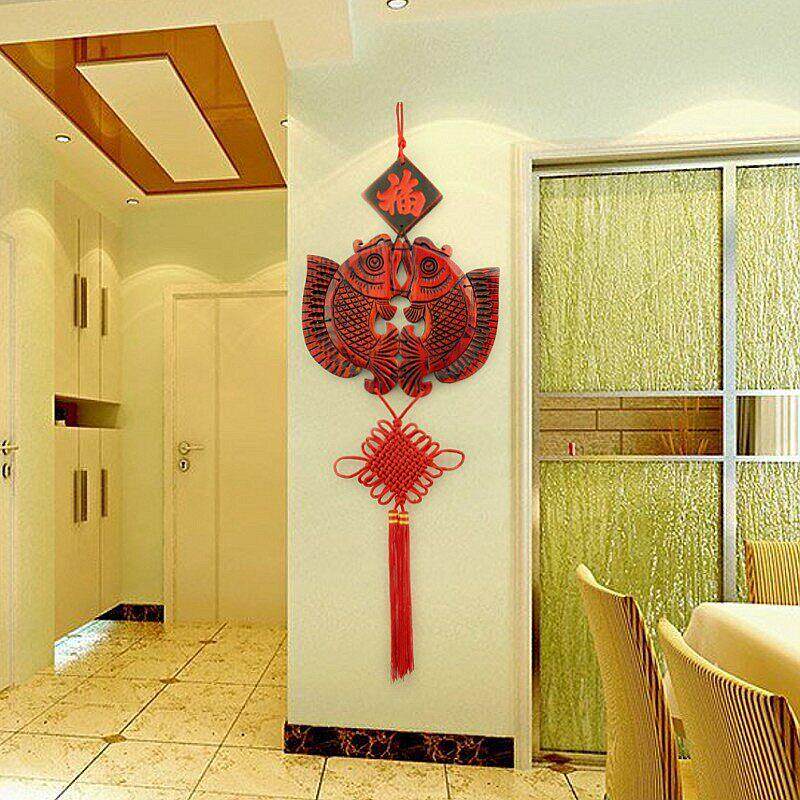 中式木质壁饰壁挂玄关壁饰入户房门挂饰电视背景墙上面挂件装饰品