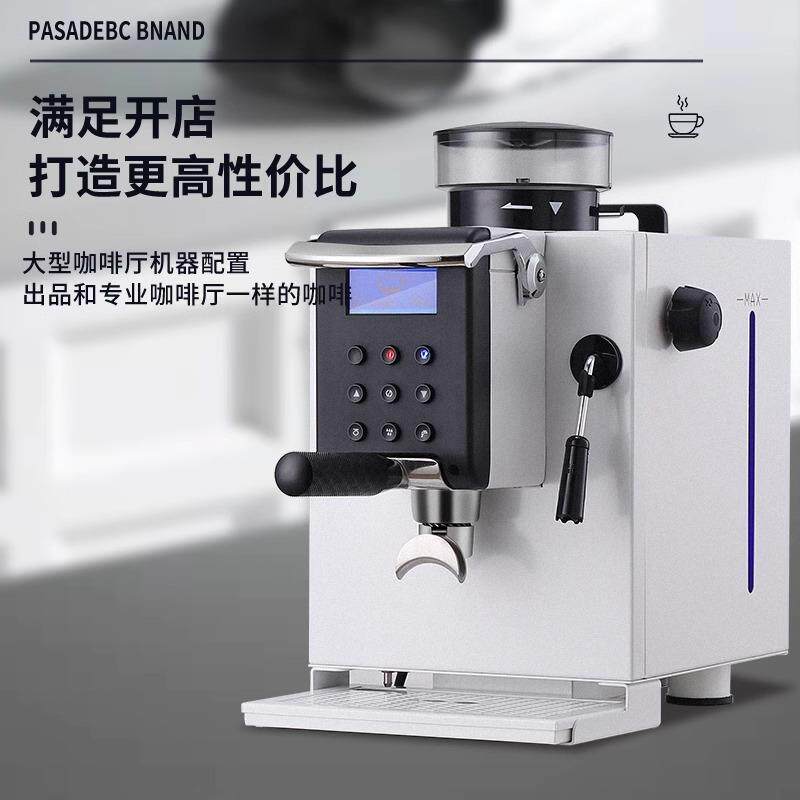 3099A咖啡机商用意式半自动小型家用小刚炮系列研磨一体机