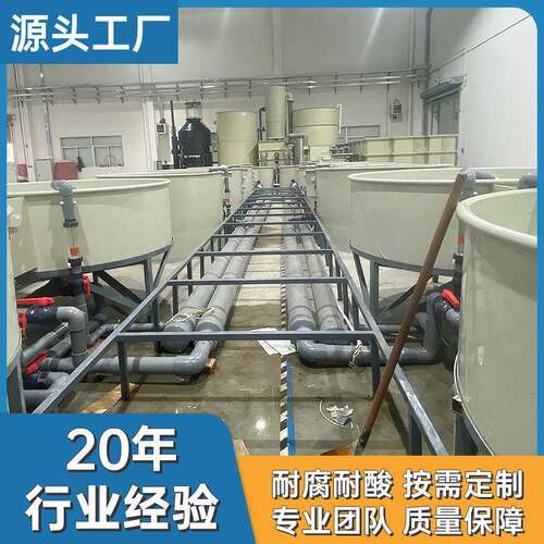 专业定制大规模塑料pp鱼池虾池多规格圆形水循环鱼苗孵化养殖池