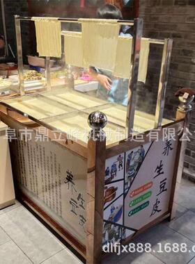 半自动家用油皮机不锈钢2*8米腐竹生产线厂家定制酒店手工豆皮机