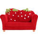 宝宝小幼儿园沙发卡通布草莓沙发批量可爱沙发订购迷你儿童艺