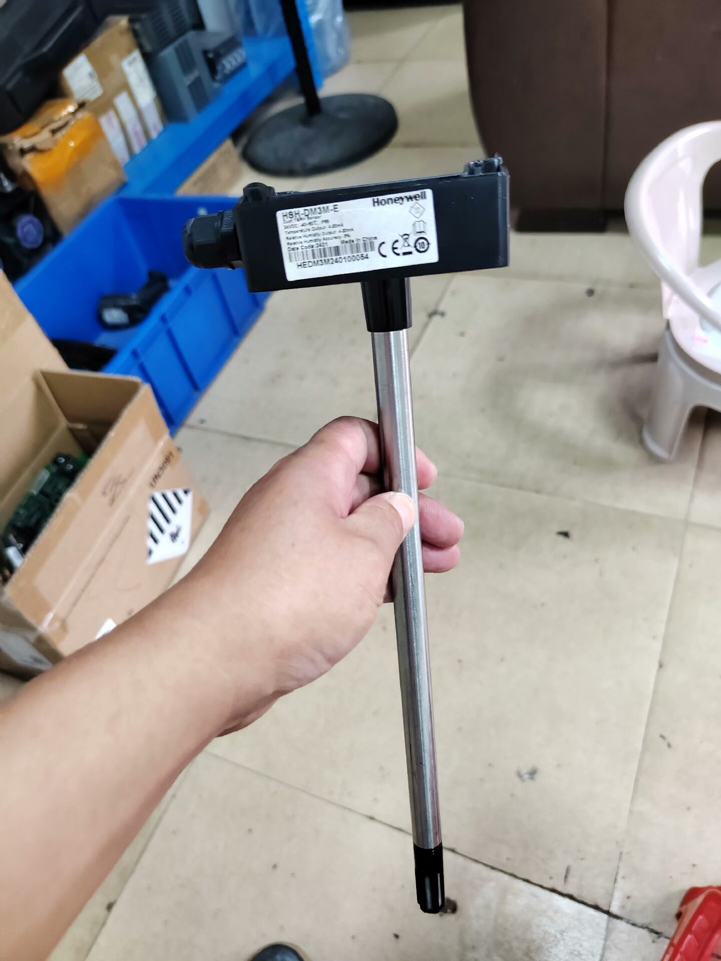 HSH一DM3M-E风管温湿度传感器4~20mA。成色如图。