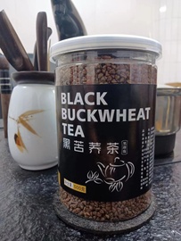 秦砖家黑苦荞茶，500g罐装陕西特产，苦芥荞麦茶清香型特