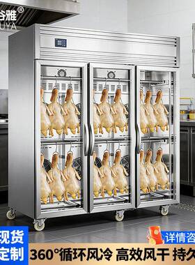 烤鸭乳鸽挂肉保鲜柜智能风干晾鸭柜商用大容量晾胚柜吹干烘干柜