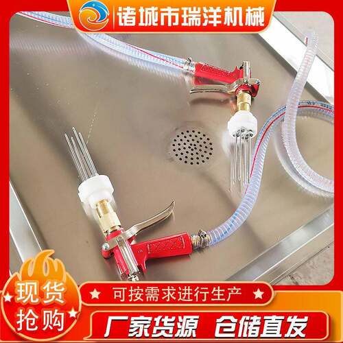 肉肘子猪头肉注射机双枪手动8针注射机不锈钢注射机