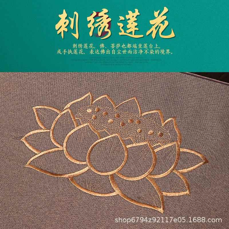 A004坐垫禅佛修垫蒲团跪拜垫静打坐冥想打座禅垫子加坐厚椰棕布艺