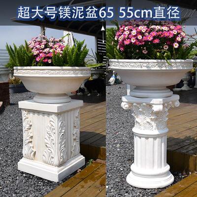 晓院花园罗马柱花盆摆件庭院别墅门口落地玄关入户装饰婚庆路引
