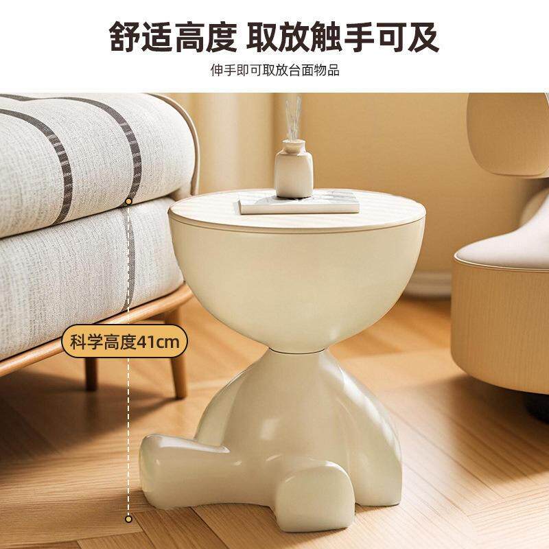 创意床头柜家用沙发边几置物架卧室阳台可移动迷你桌子小户型茶几
