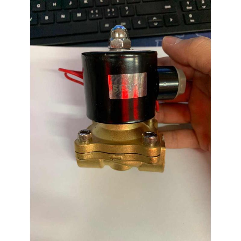 SENYA水阀气阀电磁阀耐高温155度铜阀体2w-025-08 160-15 220v 24