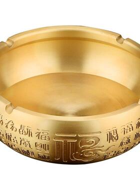 大号黄铜灰摆件中式室家用客厅办公网5545485红缸创意复古个性潮