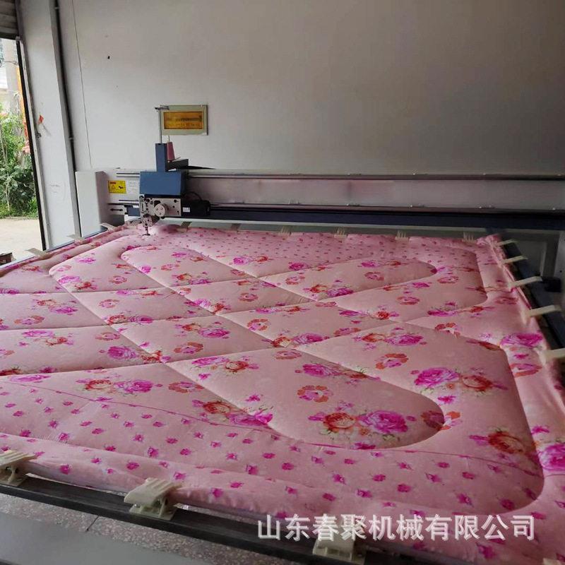 针全自动制作被褥速尺寸任意调节缝被机 现货棉被电脑绗缝机