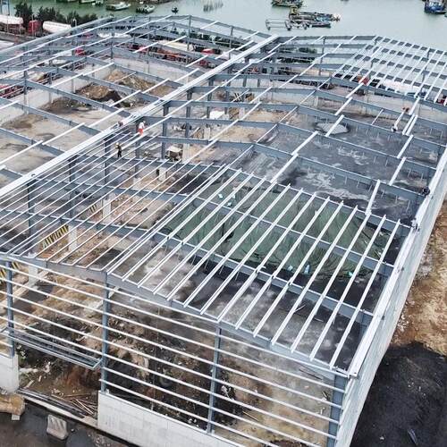 广东承钢结构公厂房加工钢结车间仓库钢结LY003构建办构楼网架轻