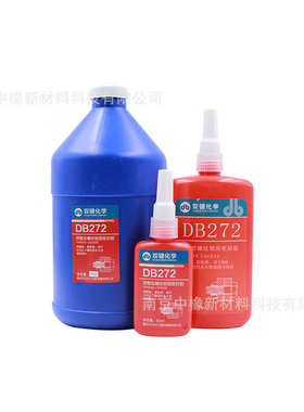 双键DB272 耐温厌氧胶 红色不可拆卸厌氧胶 螺纹锁固密封胶50克