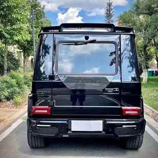 升级w464巴博斯大包围机盖大灯 奔驰G级W463G500G550改装 18款