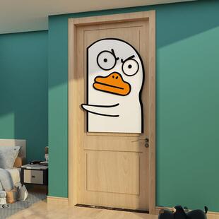 网红卧室门贴挂件小房间布局改造儿童衣柜侧墙装 饰画掩盖丑