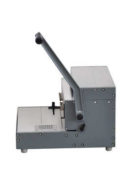 PC300装订机财务办公4:1单线圈46孔全抽刀手动打孔电动装订一体机