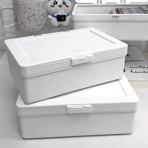 Lidded Desktop Storage Box Dust-proof Box Simple Home Storag