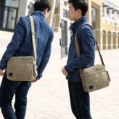 bags men 2018 fashion Canvas Messenger shoulder bag for men