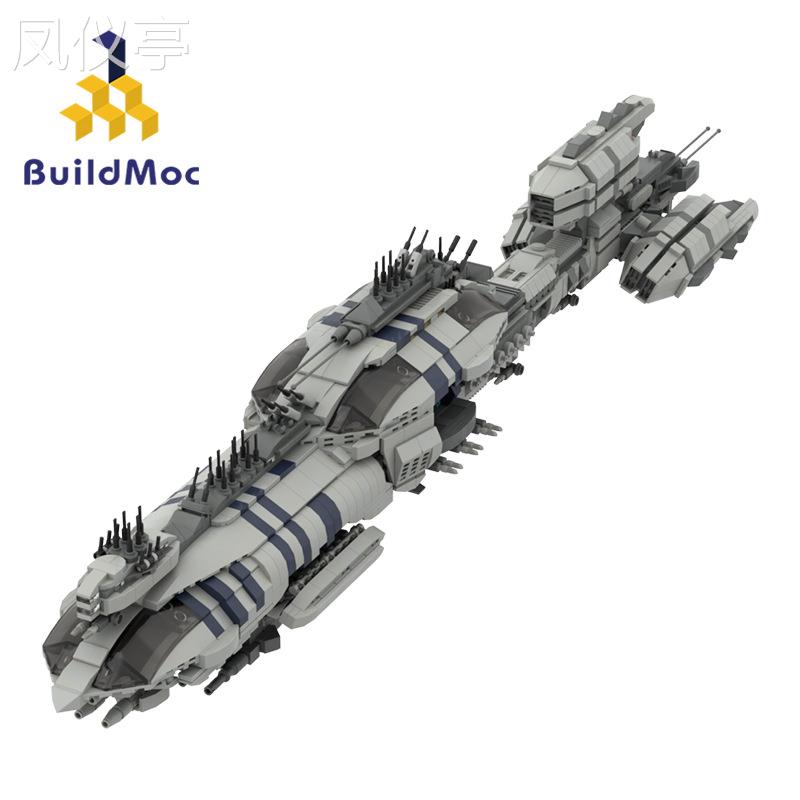 BuildMoc星战系列Recusant级轻型驱逐舰积木兼容拼搭玩具