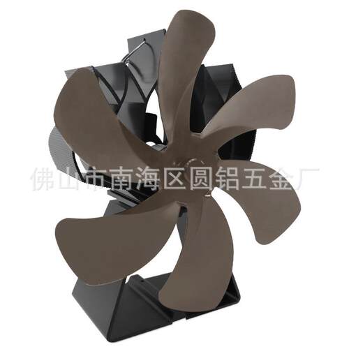 壁炉风扇立式梯形座亚马逊热销款热动力环保取暖扇跨境货源
