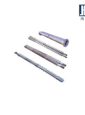 舟山20250611平双螺杆易损双不合金形双孔机磨筒平螺杆注塑机零配