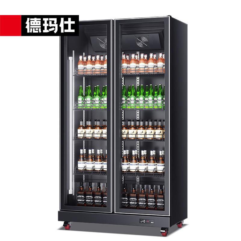 徳玛仕商业用饮料酒水展示柜果蔬冷藏柜大型立式冷柜制冷保鲜柜