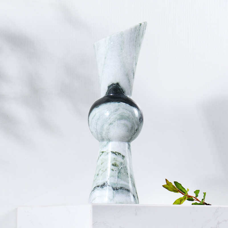 创意花瓶轻奢大理石花器家居酒店民宿客厅茶几电视柜桌面装饰摆件,家居饰品,花瓶,淘宝优惠券,粉丝福利购,淘宝优惠卷