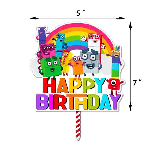 Numberblocks Theme Birthday Party Decoration Number Blocks F