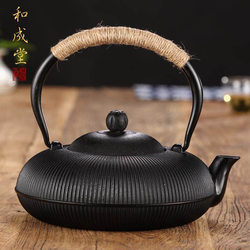 铸铁壶 素纹铁壶 京都铁器 金属茶具煮水南部铁壶 无涂层