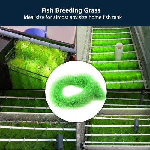 Decorative Grass for Aquarium Fish Tank, Fish Breeding,