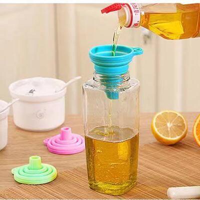 Food-grade Telescopic Funnel, Foldable Mini Oil Funnel, Hous