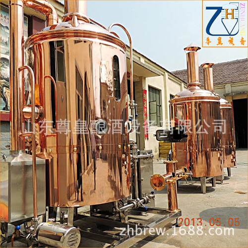 300L啤酒设备德式糖化专业啤酒烧烤店机扎啤机精酿商用