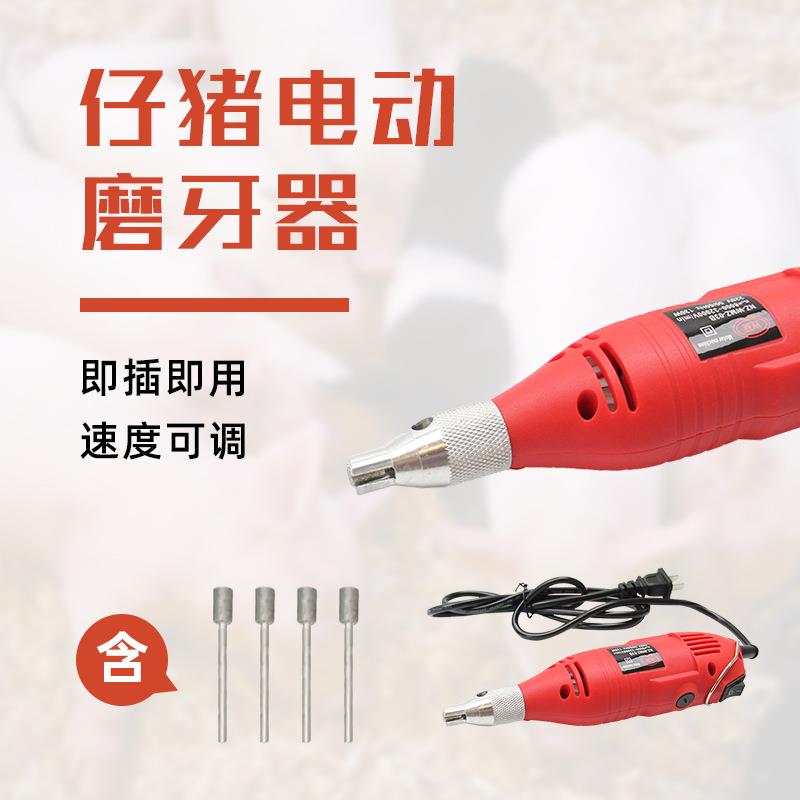 仔猪电动无线磨牙棒畜牧厂家小猪磨牙器宠物磨牙器械猪仔用磨牙器