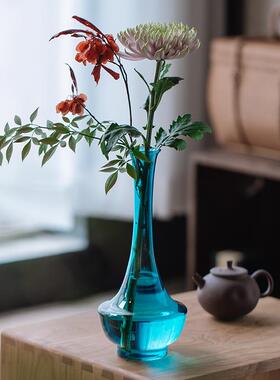 玻璃花瓶透明插花客厅餐桌艺术摆件小花瓶装饰水培插花