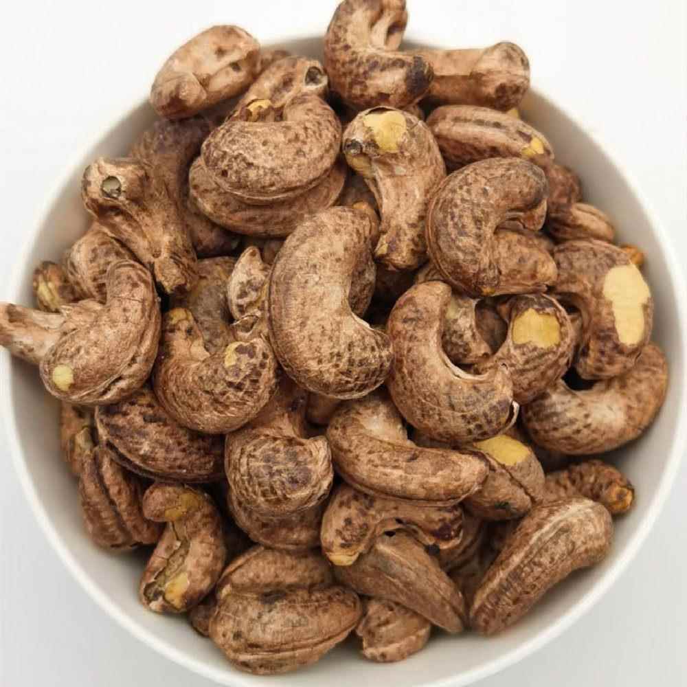 腰果500g包邮盐焗紫皮碳烤无皮原味腰果炒货坚果新货果仁零食特产